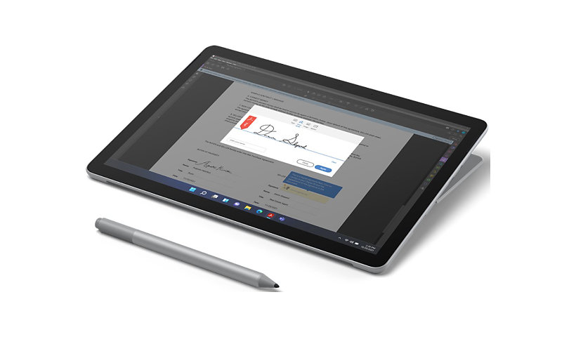 Microsoft Surface Go 4 - 10.5" - N200 - 8 GB RAM - 64 GB - Platinum - W11 Pro