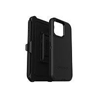 OtterBox Defender Carrying Case (Holster) Apple iPhone 15 Pro Max Smartphone - Black