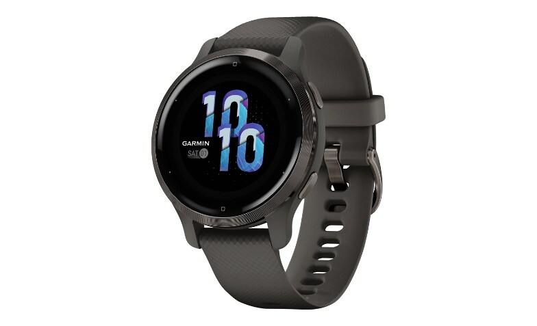  Garmin Venu 2 Plus, GPS Smartwatch with Call and Text, Advanced  Health Monitoring and Fitness Features, Slate with Black Band : Electronics