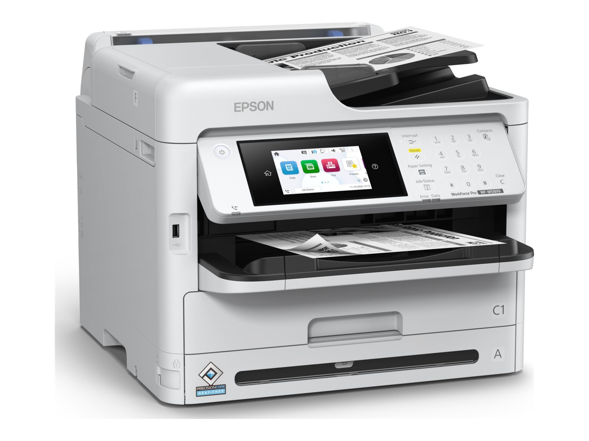 Thumbnail 3 of 8 for Epson WorkForce Pro WF-M5899 Monochrome Multifunction Printer