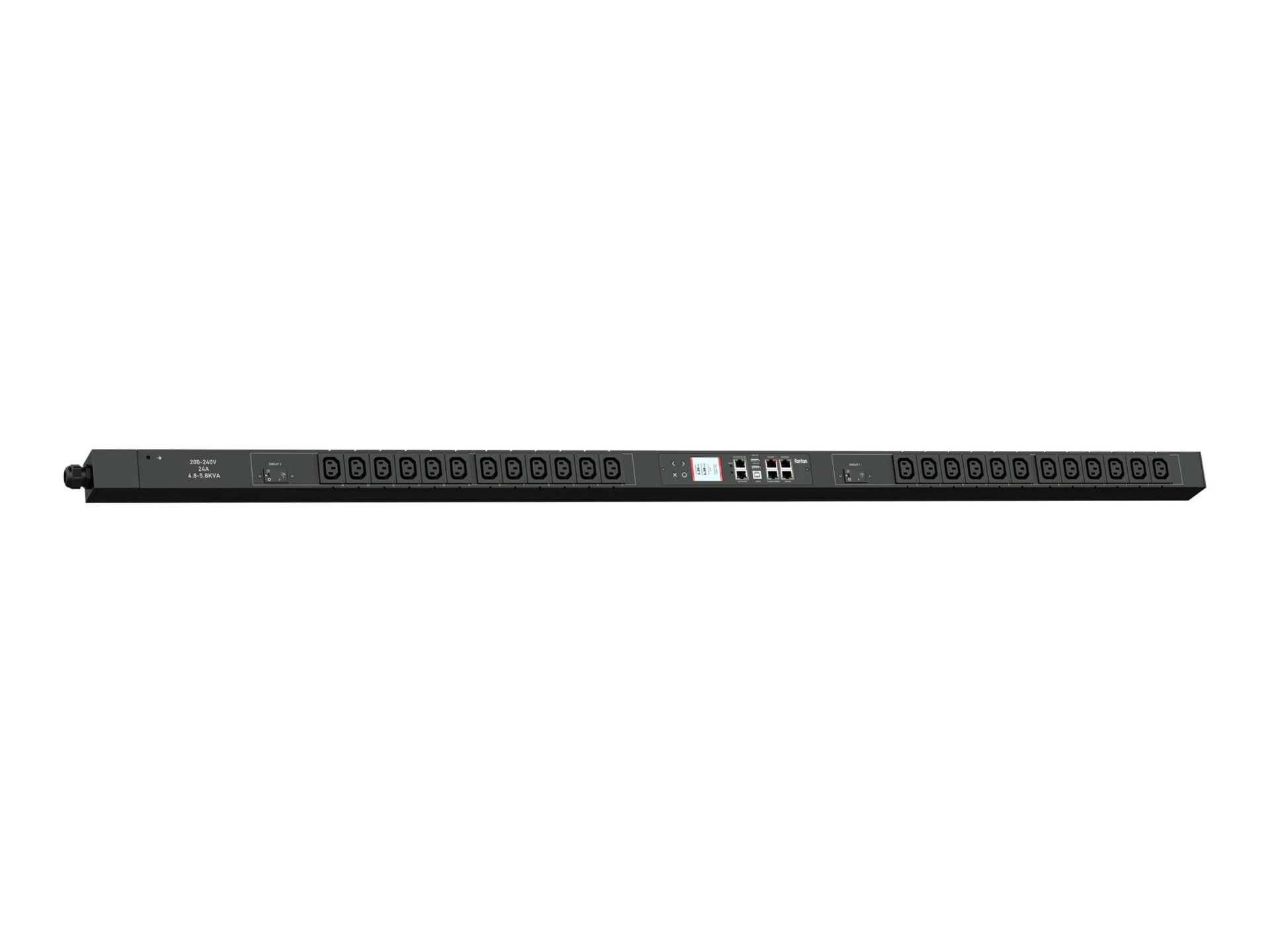 Raritan PX 5000 Series PX3-5496V - vertical rackmount - unité de distribution secteur - 5800 VA
