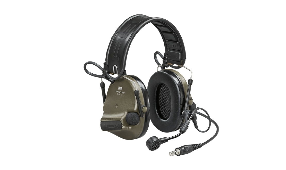 3M PELTOR ComTac VI NIB Wired Headset - Green