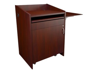 Middle Atlantic L2 Series - lectern - rectangular - grained dark cherry