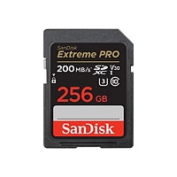 SanDisk Extreme Pro - carte mémoire flash - 256 Go - SDXC UHS-I