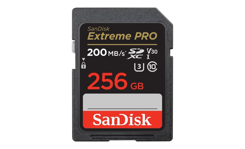 SanDisk Extreme PRO - flash memory card - 256 GB - SDXC UHS-I