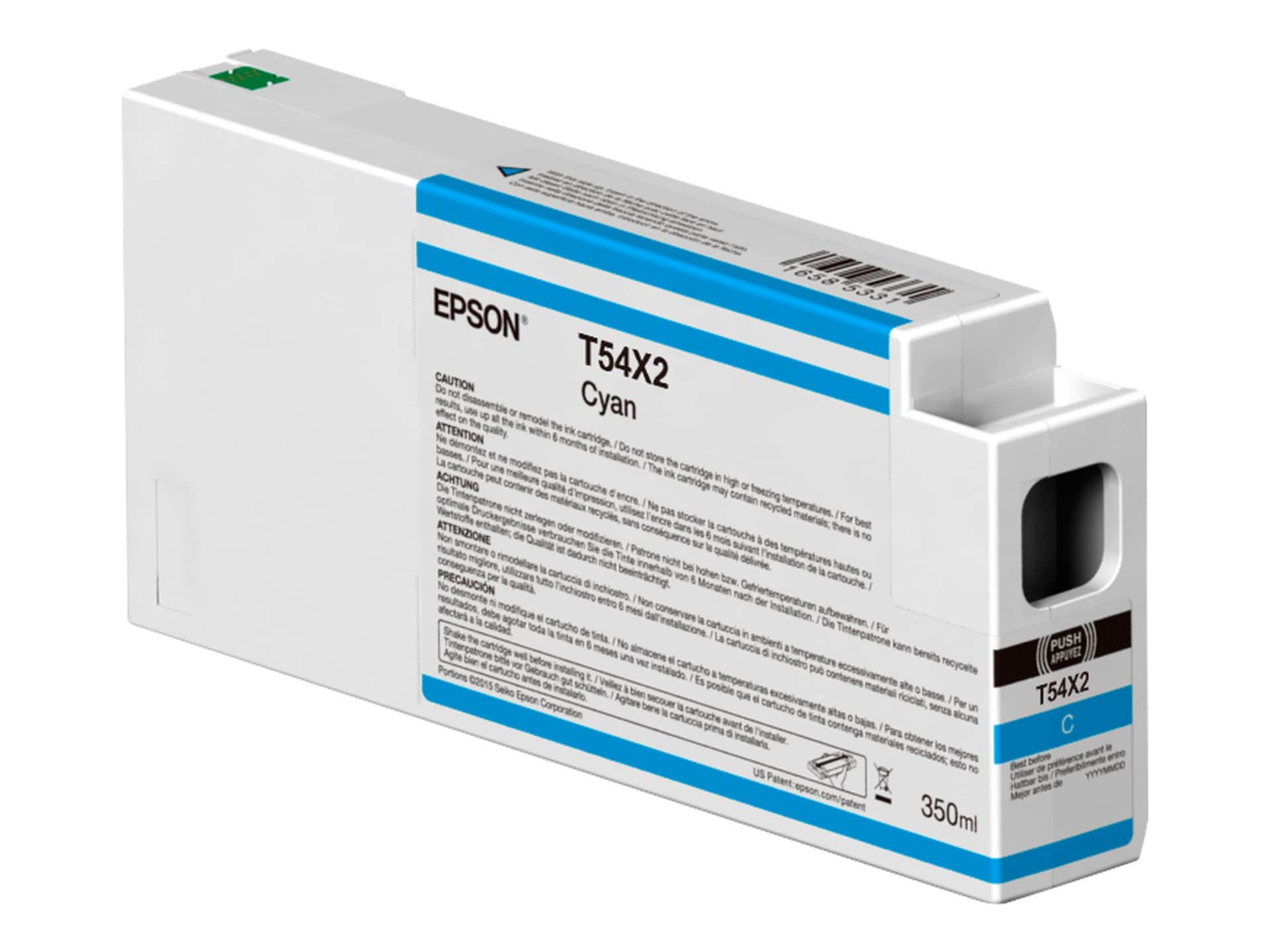 EPSON 350ml UltraChrome HD Cyan Ink