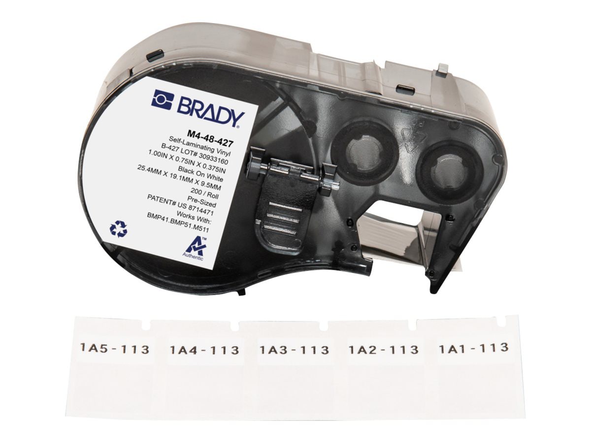 Brady B-427 - self-laminating labels - 200 label(s) -