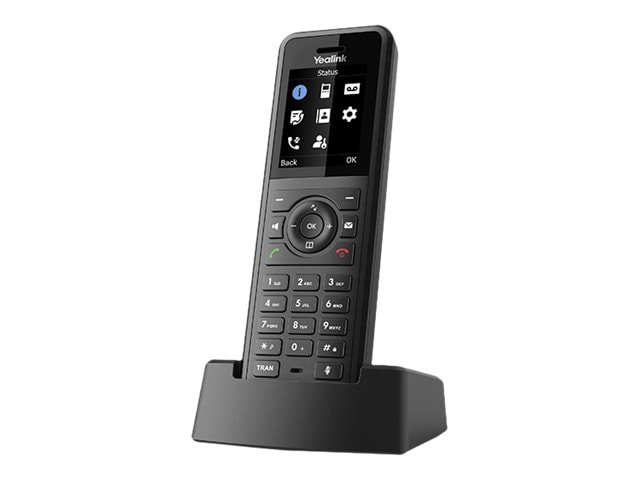 Yealink W57R - cordless extension handset - with Bluetooth interface with caller ID - 3-way call capability