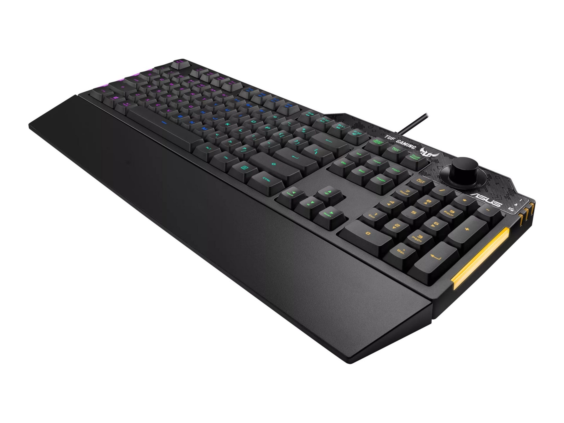 ASUS TUF Gaming K1 - keyboard - QWERTY - Canadian English - black