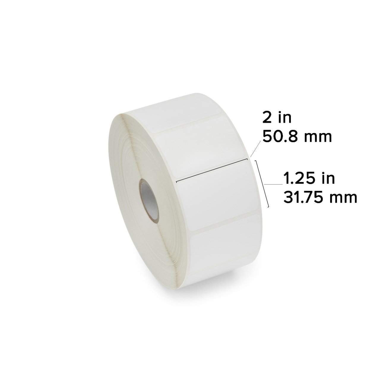 Zebra PolyPro 3000T - labels - matte - 13760 label(s) - 2 in x 1.25 in