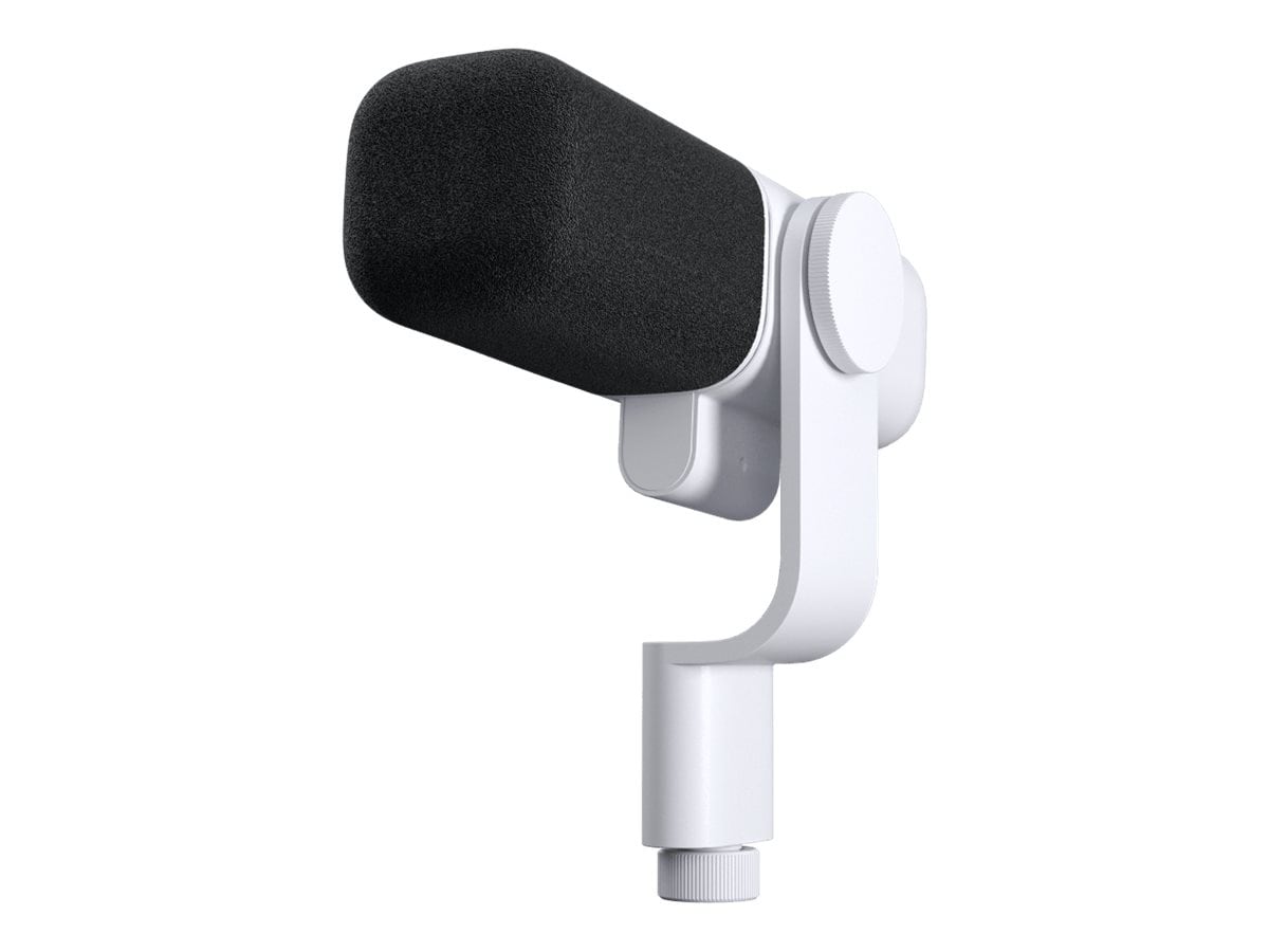 Logitech G Yeti Studio Active Dynamic XLR Broadcast Microphone for Gaming, White - microphone