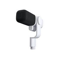 Logitech G Yeti Studio Active Dynamic XLR Broadcast Microphone for Gaming, White - microphone