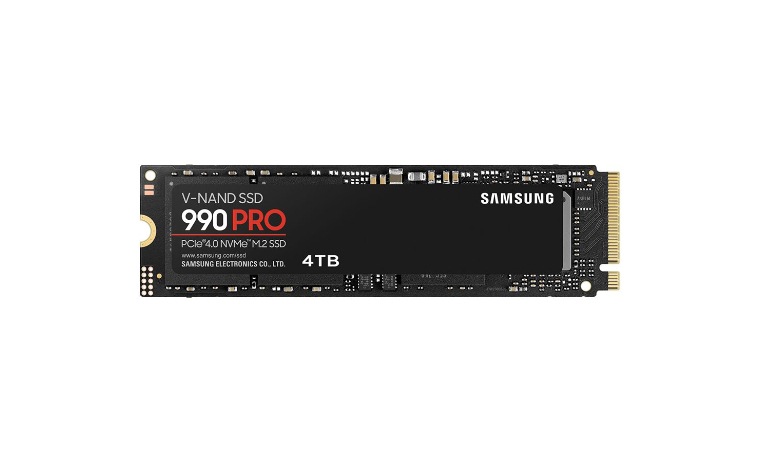 Samsung 990 Pro NVMe M.2 4TB Solid State Device - MZ-V9P4T0B/AM