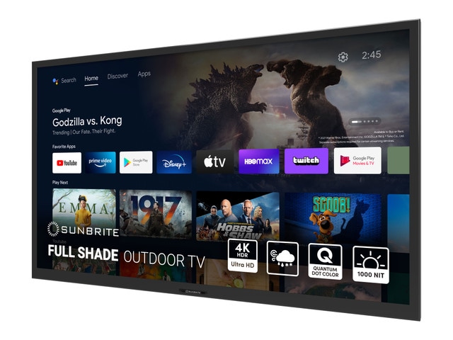 SunBrite 55" Veranda 3 Full Shade 4K UHD HDR Outdoor Smart TV