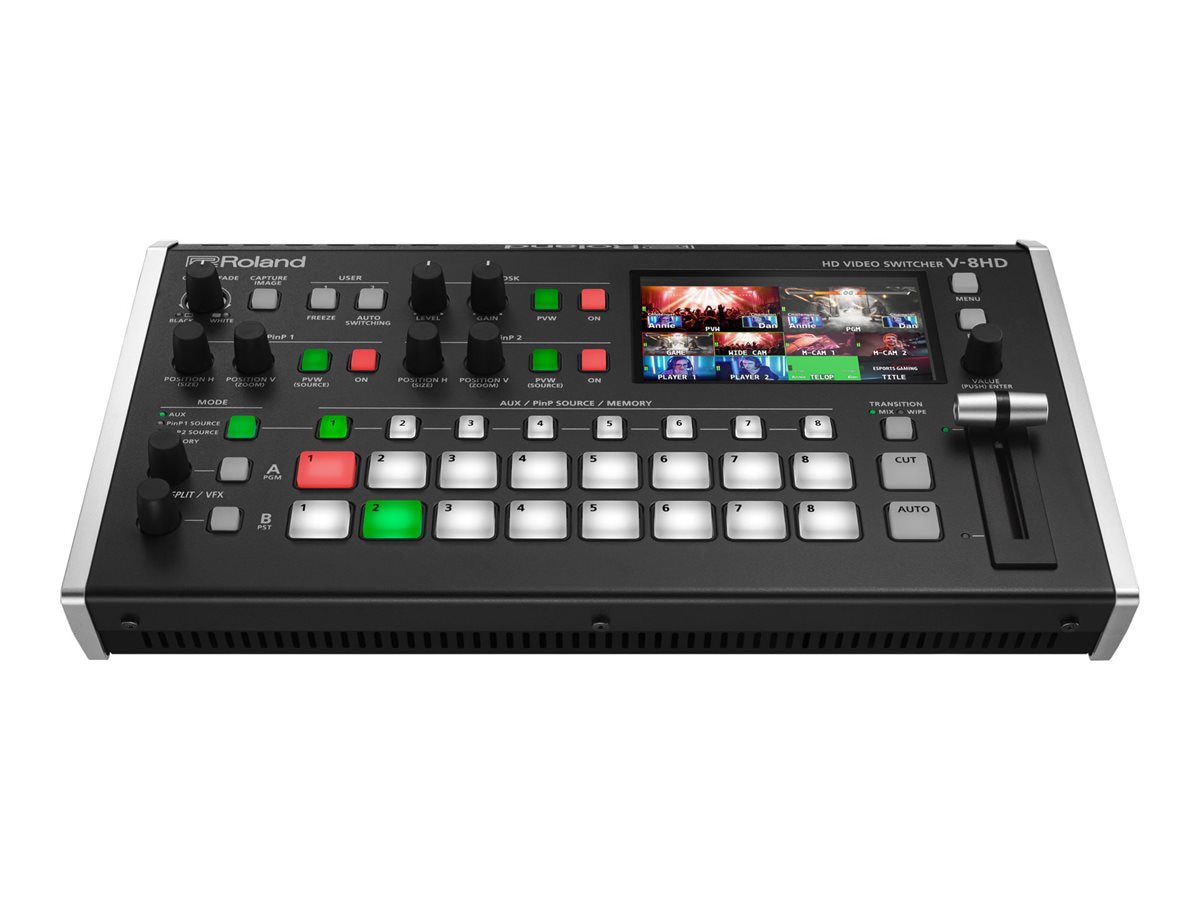 Roland V-8HD コントローラー Roland V-8HD 8-Channel HD Video Switcher | Guitar Center