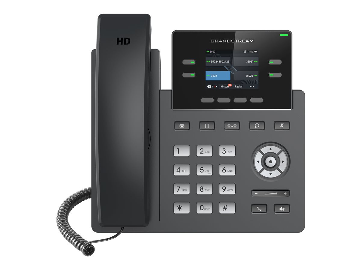 Grandstream GRP2612 - VoIP phone with caller ID/call waiting - 3-way call capability