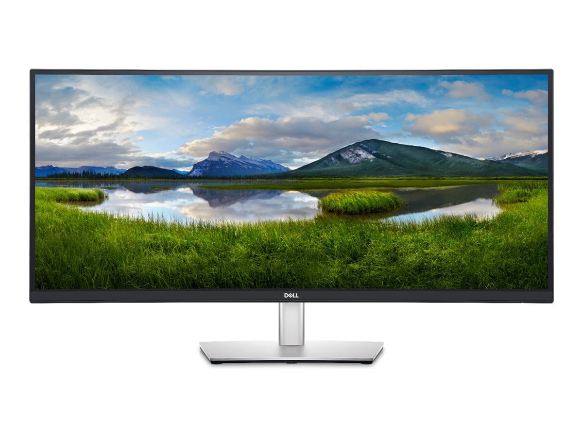 Dell P3421W Monitor panorámico curvado LCD de 34 (HDMI, DisplayPort, USB  Hub) - 34.14 WQHD 3440 x 1440 a 60 Hz, 300 cd/m², 3800R, relación de