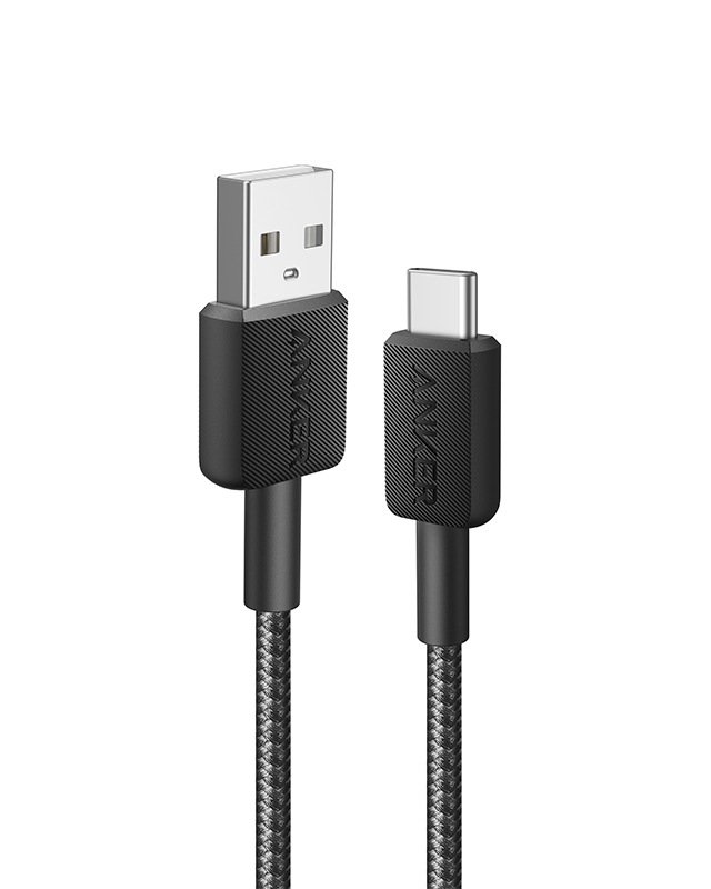 Anker 322 6' USB-A to USB-C Cable - Black