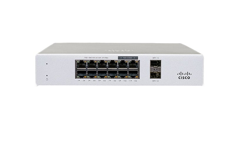 Cisco Meraki MS130 12-Port Cloud-Managed Network Switch