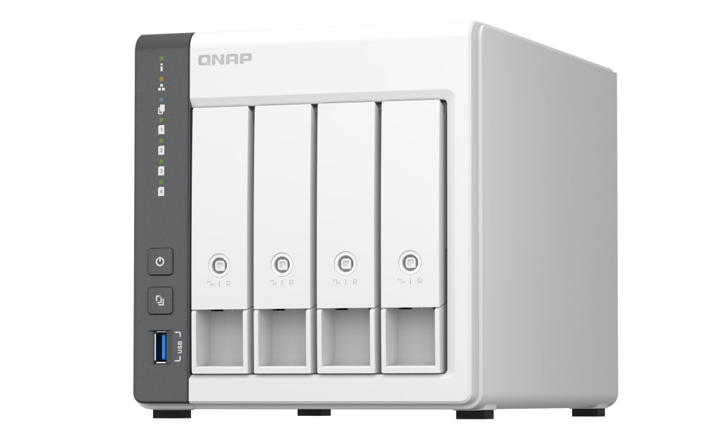 QNAP ARM 4-Core Cortex-A55 2.0GHz 4GB RAM Network Attached Storage Appliance