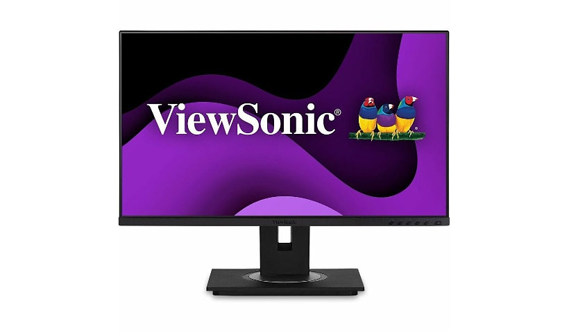 ViewSonic VG245 24 Inch IPS 1080p Monitor Designed for Surface with advanced ergonomics, 60W USB C, HDMI and DisplayPort