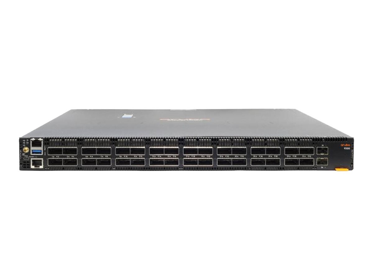 HPE Aruba CX 9300-32D 32-port 100/200/400G QSFP-DD 2-port 10G SFP+ Switch - switch - 32 ports - managed - rack-mountable