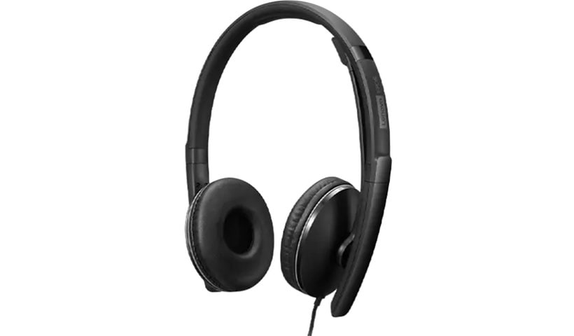Lenovo Active Noise Cancellation Gen2 Wired Headset for Teams System - Black