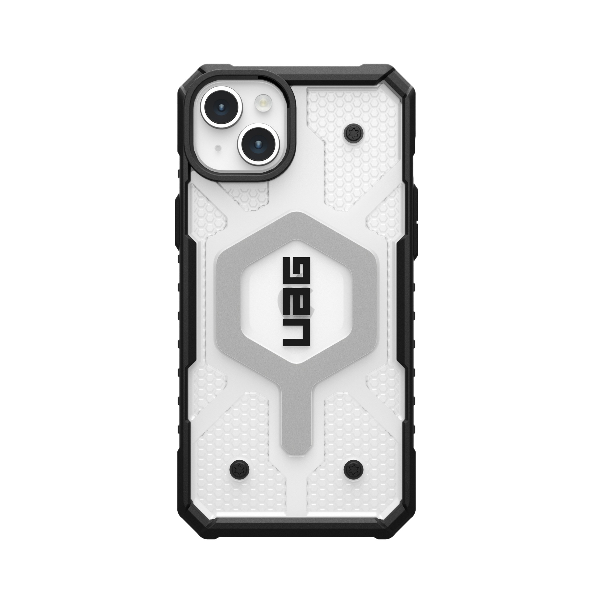 UAG Rugged case for Apple iPhone 15 - Pathfinder Series with MagSafe - Clear/Black