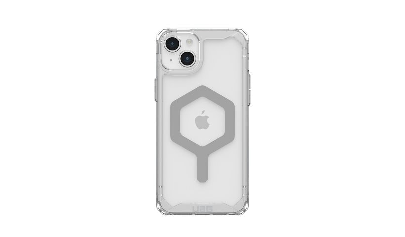 UAG Rugged case for Apple iPhone 15 Plus - Plyo Series with MagSafe - Clear/Silver