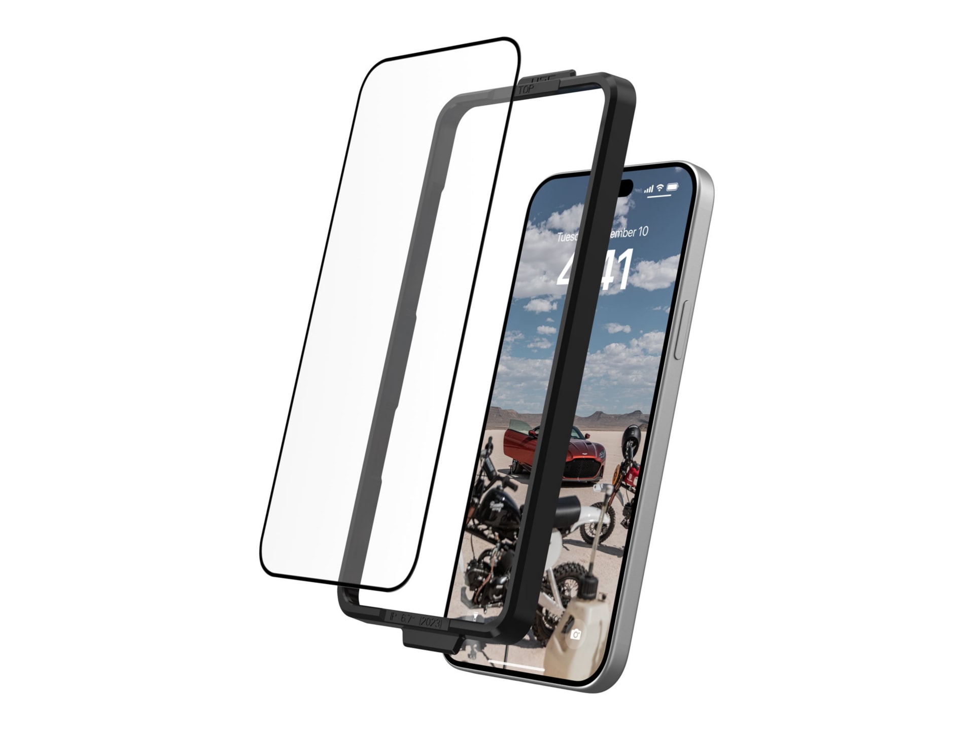 UAG Glass Screen Shield Protector for Apple iPhone 15 Plus - Clear