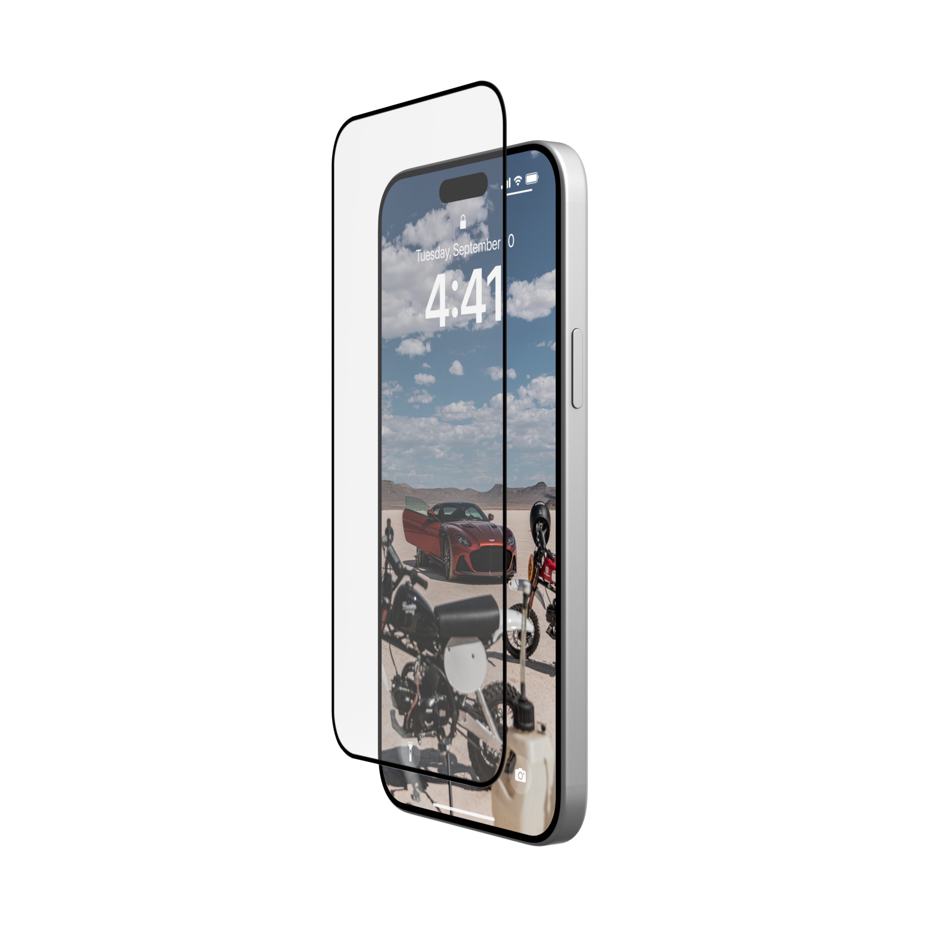 UAG Glass Screen Shield Protector for Apple iPhone 15 Plus - Clear