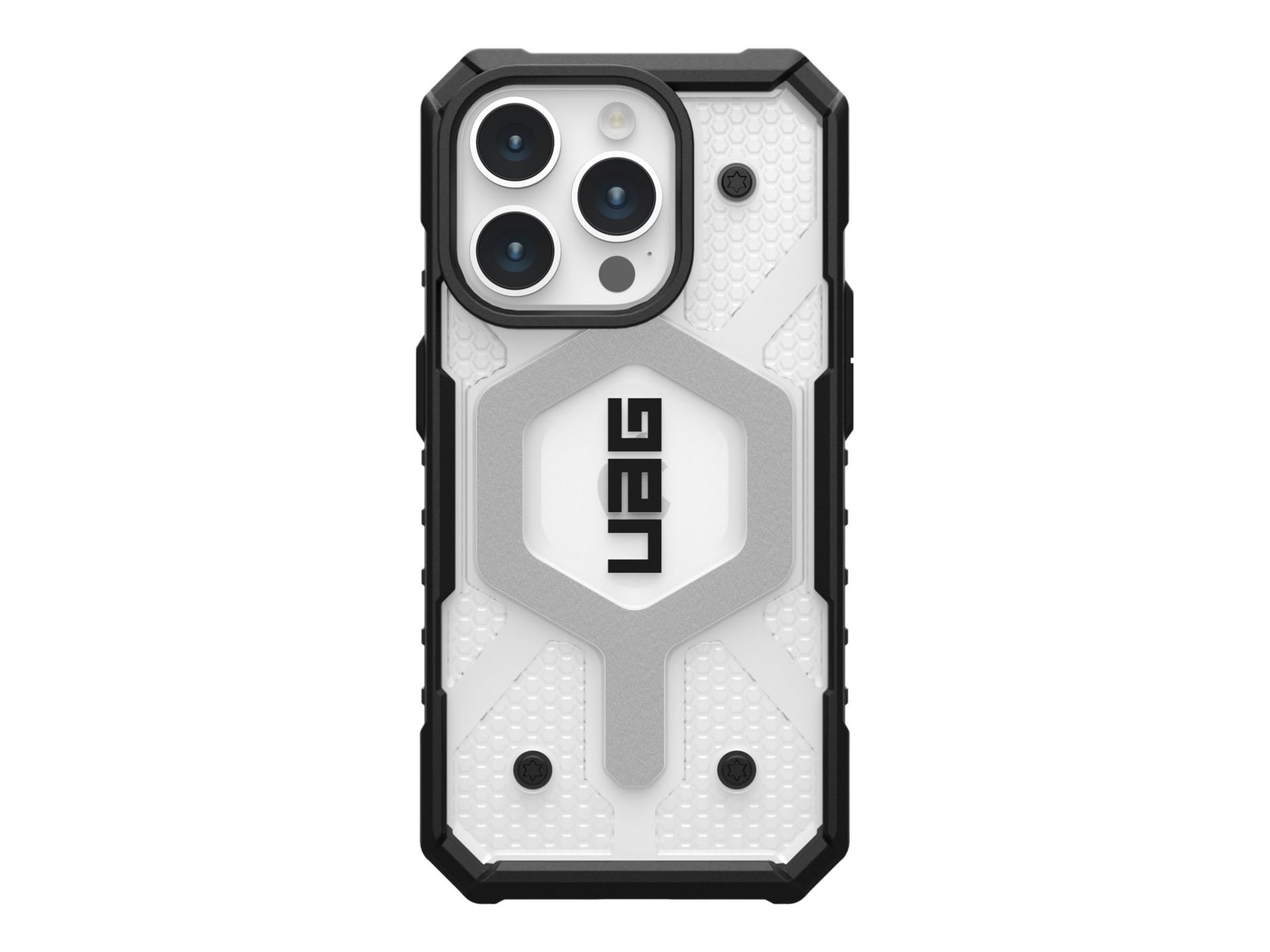 UAG Rugged Case for Apple iPhone 15 Pro [6.1-inch] - Pathfinder Clear Ice -