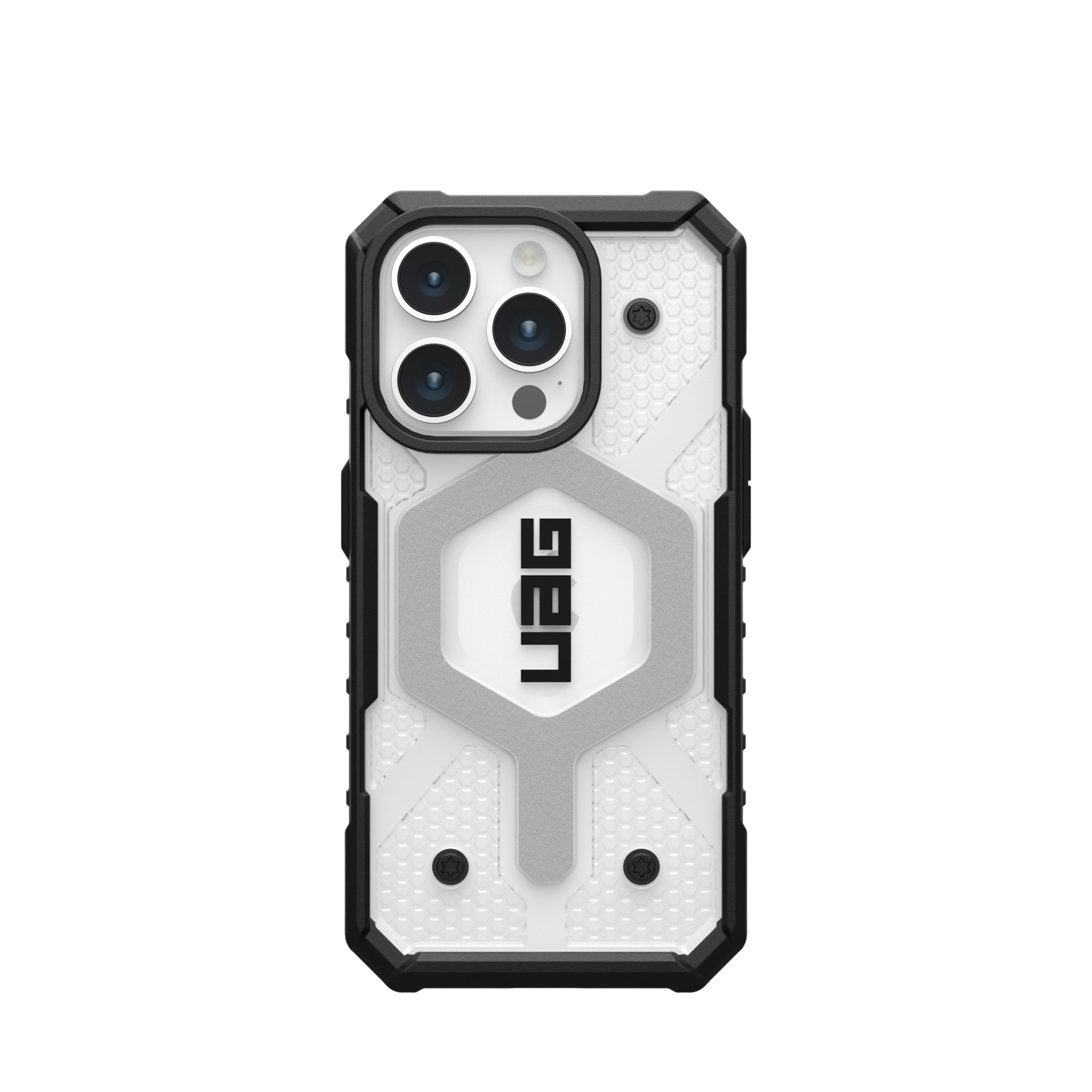 UAG Rugged Case for Apple iPhone 15 Pro [6.1-inch] - Pathfinder Clear Ice -