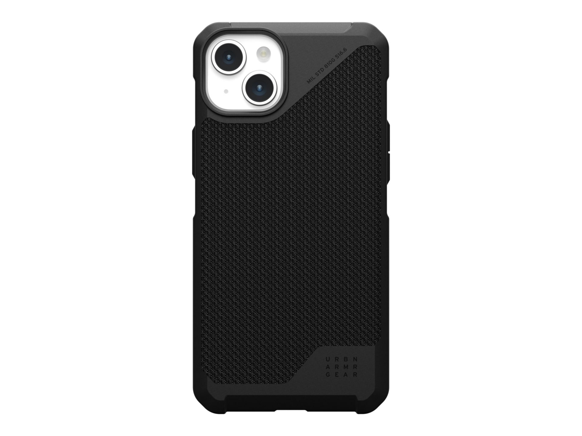 UAG Rugged case for Apple iPhone 15 Plus - Metropolis Series with MagSafe - Kevlar Black