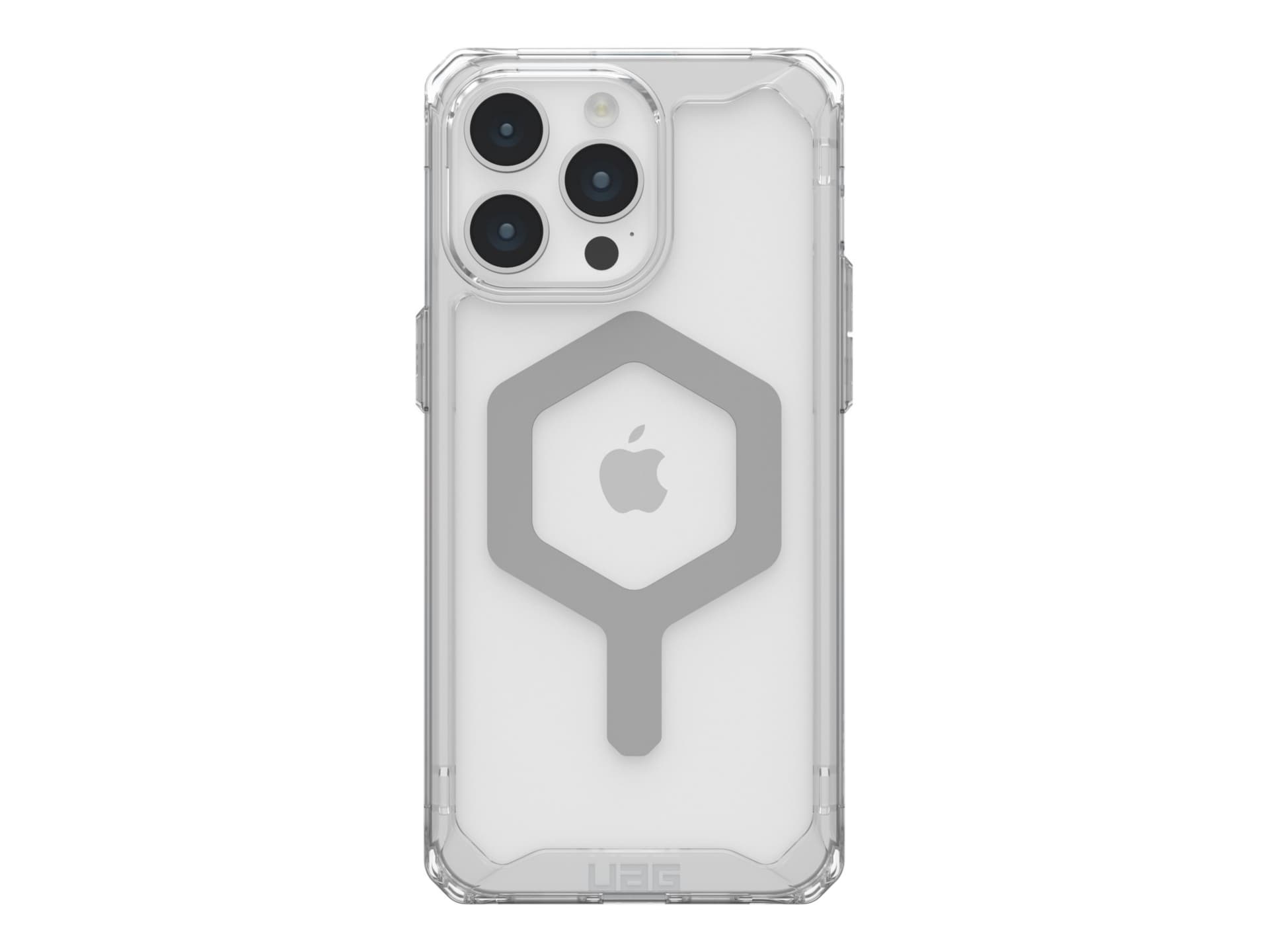 UAG Rugged case fpr Apple iPhone 15 Pro Max - Plyo Series with Magsafe Clear/Silver