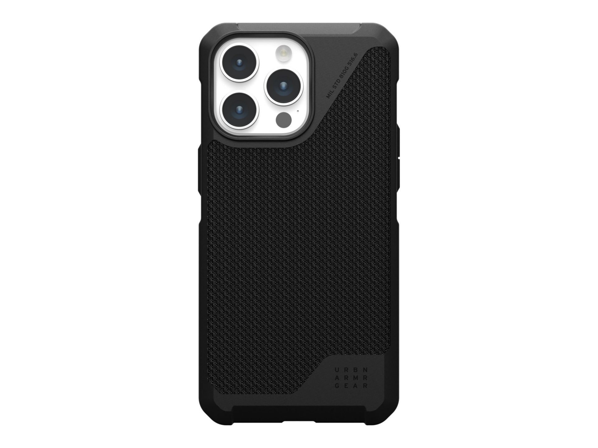 UAG Rugged case for Apple iPhone 15 Pro Max - Metropolis Series with MagSafe - Kevlar Black