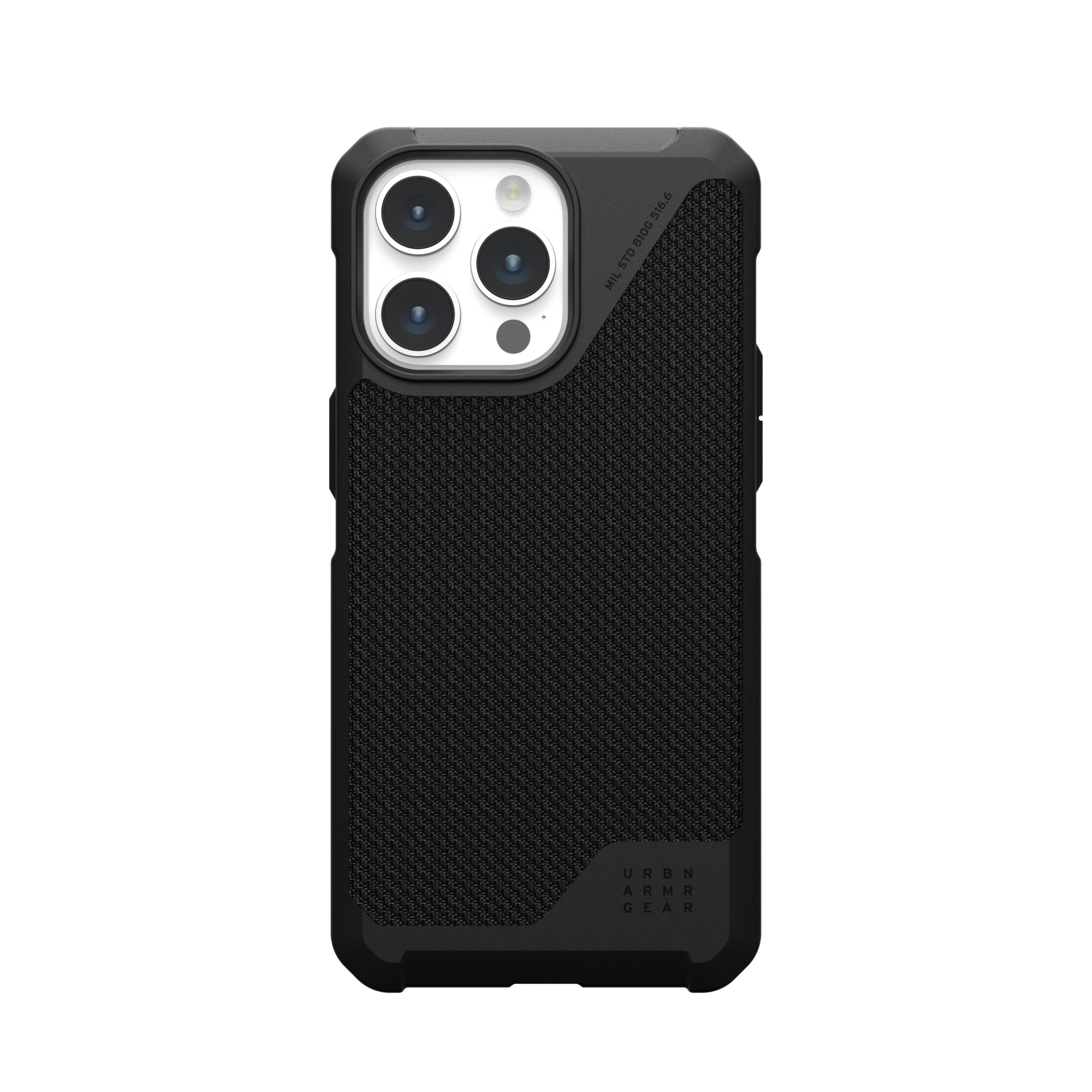 UAG Rugged case for Apple iPhone 15 Pro Max - Metropolis Series with MagSafe - Kevlar Black