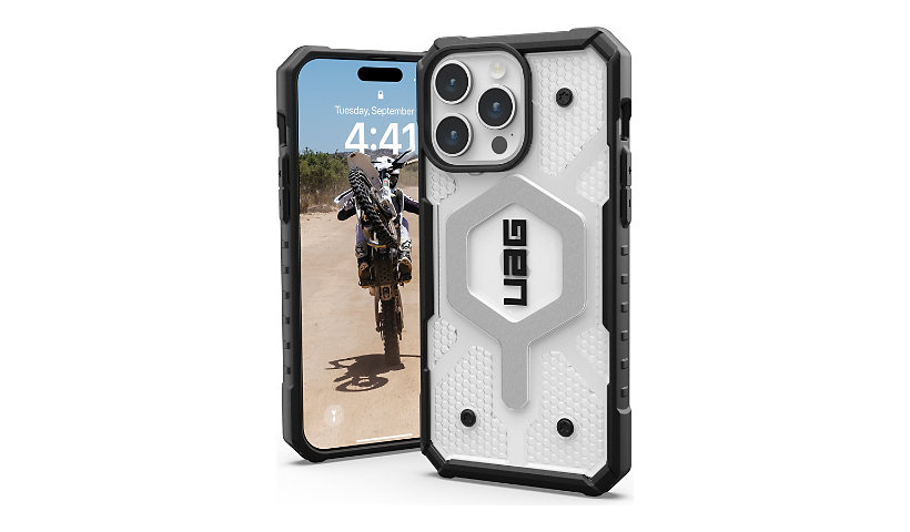 UAG Rugged case for Apple iPhone 15 Pro Max - Pathfinder Series with MagSafe - Clear/Black