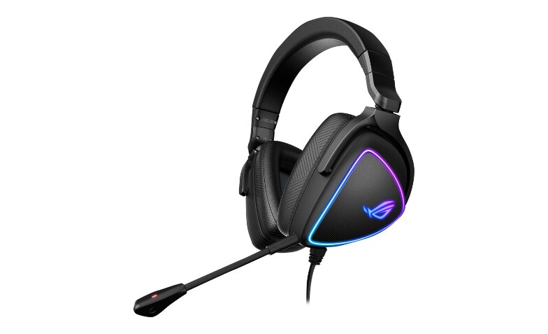 ASUS ROG Delta S Wired USB C Gaming Headset with AI Noise Canceling Mic ROG DELTA S Headphones CDW