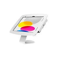 Compulocks iPad 10.2" Space Enclosure Counter Stand or Wall Mount mounting kit - 45° viewing angle - for tablet - white