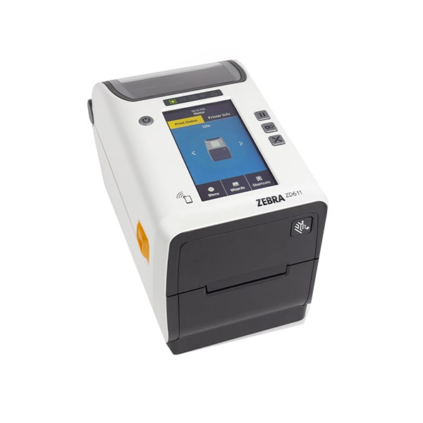Zebra ZD611 Healthcare Thermal Transfer Desktop Printer with 74m Standard R