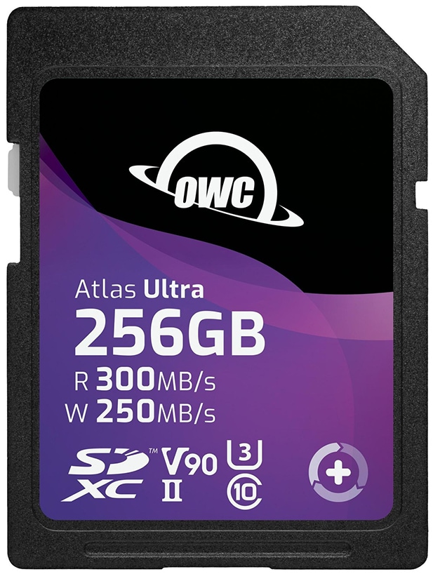 OWC 256GB Atlas Ultra SDXC UHS-II V90 Memory Card