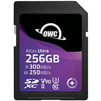 OWC Atlas Ultra 256GB High-Performance SDXC UHS-II V90 Memory Card