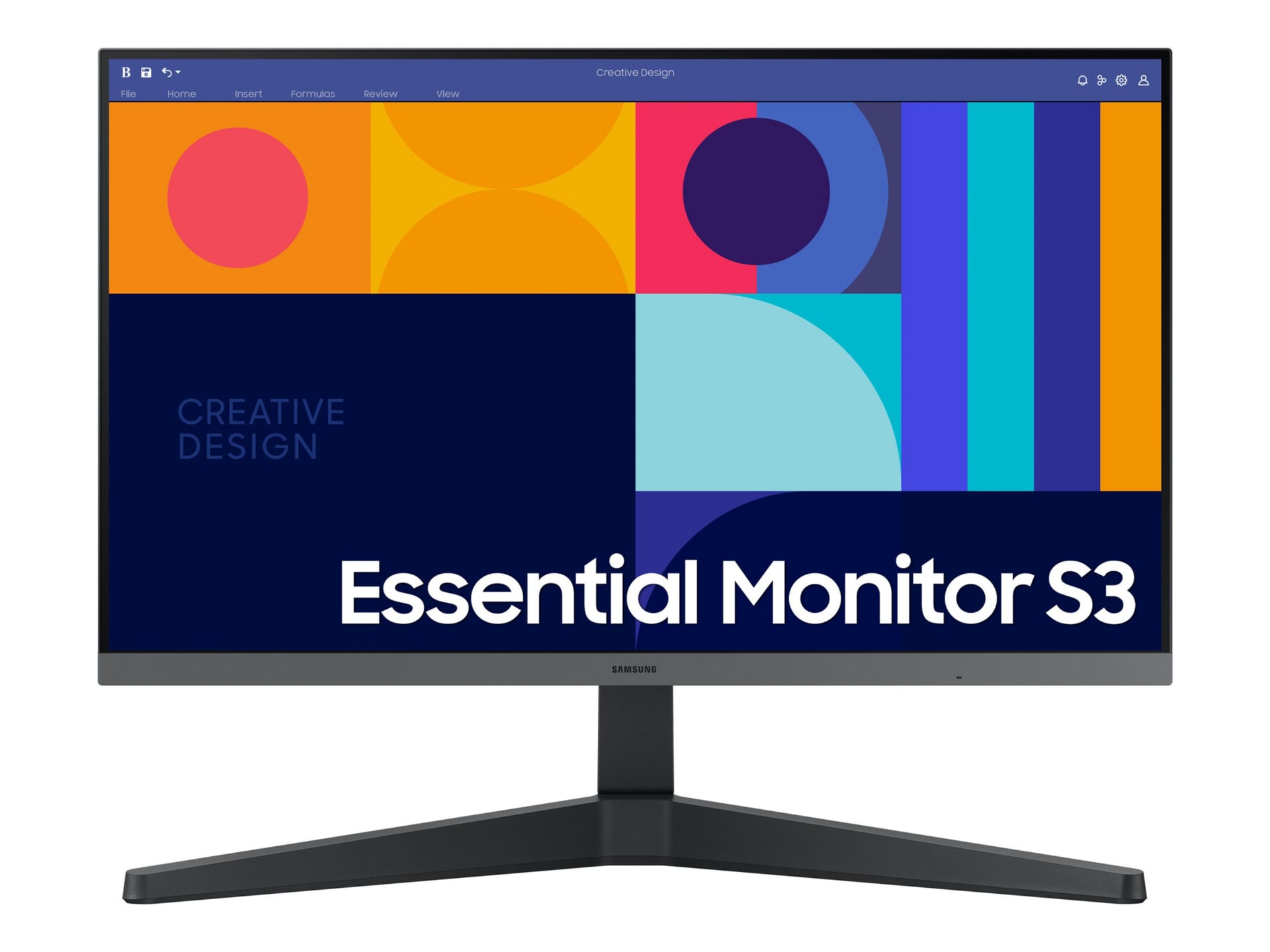 Samsung S24C332GAN - S33GC Series - LED monitor - Full HD (1080p) - 24"
