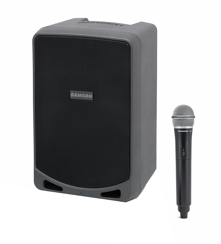SAMSON Expedition XP106w Rechargeable Portable PA System with Handheld Wireless Microphone