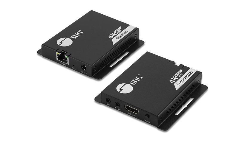SIIG 4K120Hz HDMI Extender with IR - 40M(132ft) - HDCP 2.3 - HDR10 - Bi-directional IR -EDID - video/audio extender -