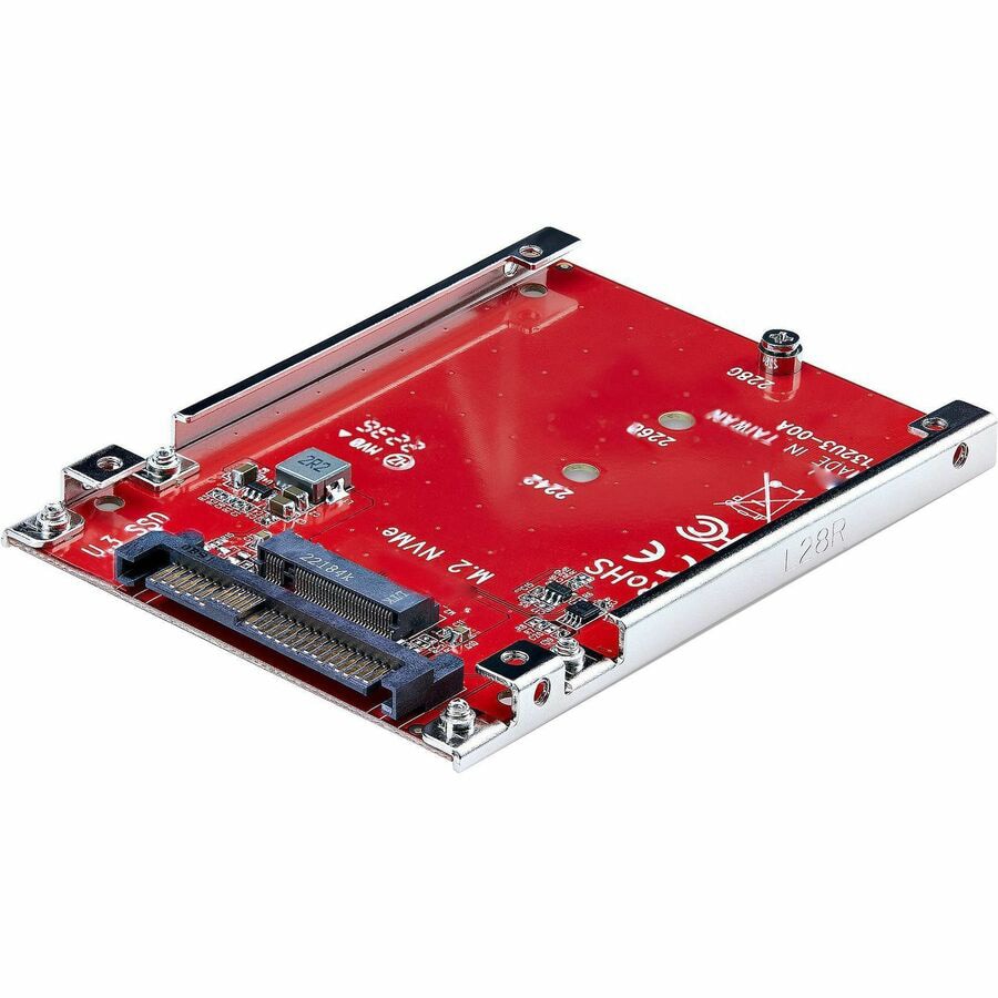 StarTech.com M.2 to U.3 Adapter For M.2 NVMe SSDs, PCIe M.2 Drive to 2.5" U.3 (SFF-TA-1001) Adapter, TAA Compliant