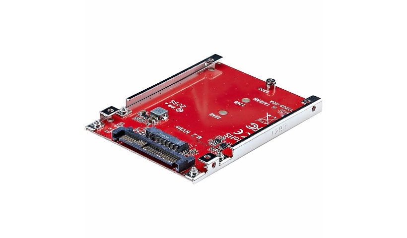 StarTech.com M.2 to U.3 Adapter For M.2 NVMe SSDs, PCIe M.2 Drive to 2.5" U.3 (SFF-TA-1001) Adapter, TAA Compliant