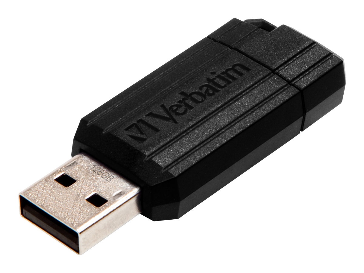 Verbatim PinStripe USB Drive - USB flash drive - 128 GB