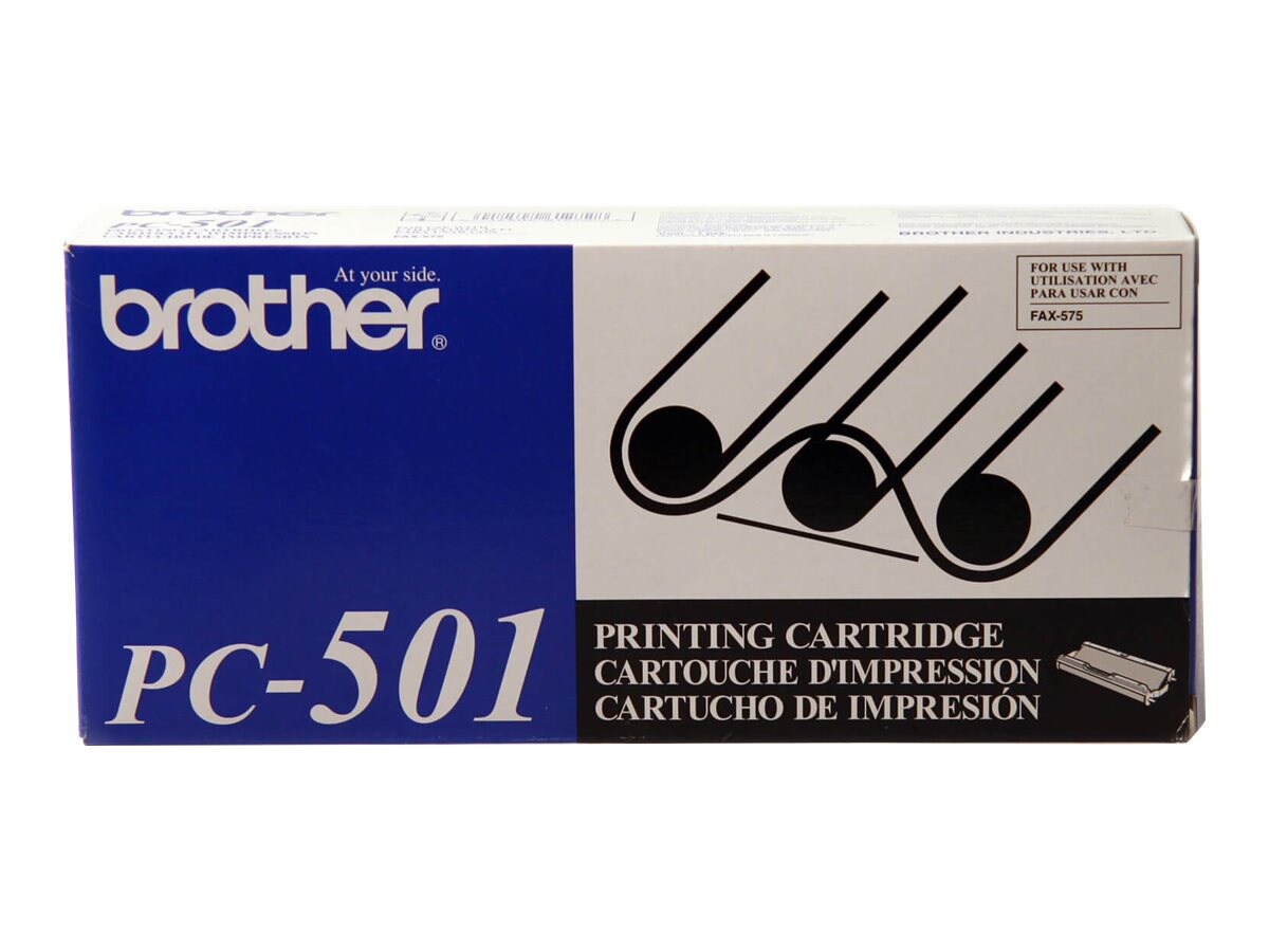 Brother PC501 - 1 - print ribbon cassette